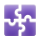 Ikona czteroelementowych puzzli połączonych ze sobą.